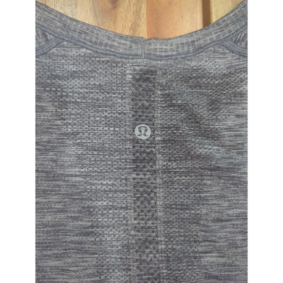 Lululemon Swiftly Tech Long Sleeve Crew Neck Shirt Size 10 Grey - Picture 4 of 7